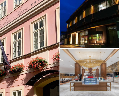 Hotels I'd happily stay at again cover photo collage