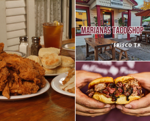 Best Food Joints in Frisco cover photo collage