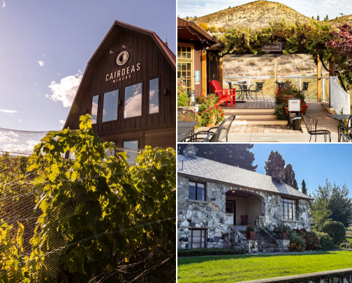 The Best Lake Chelan & Manson Wineries & Tasting Rooms cover photo collage