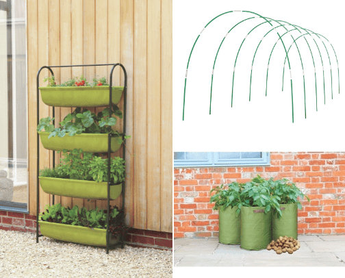 My sustainable garden cover photo collage