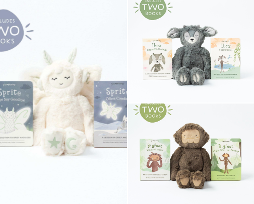 Slumberkins- for emotional regulation cover photo collage