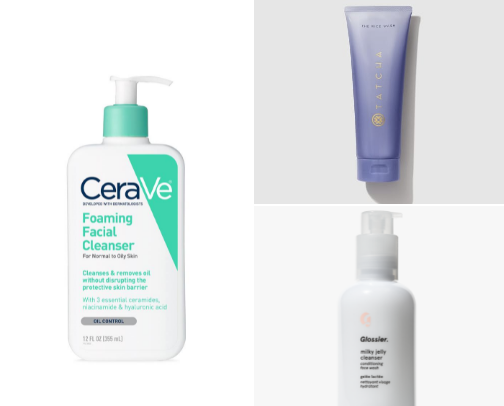 My favorite skincare as a low key girlie cover photo collage