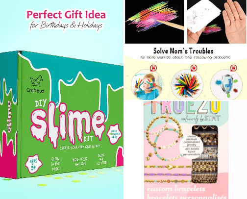 Mess free kid's arts and crafts cover photo collage