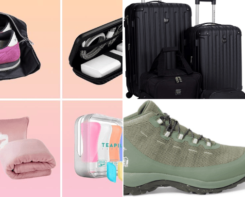 Travel essentials cover photo collage