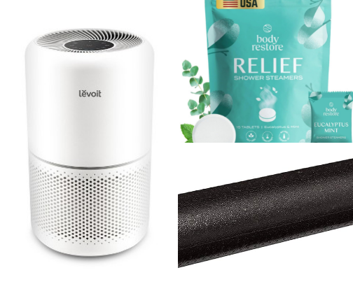 My bedtime must-haves for better sleep. cover photo collage