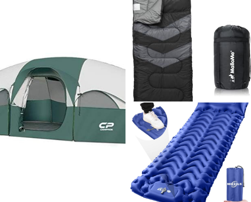 Camping Must Haves cover photo collage