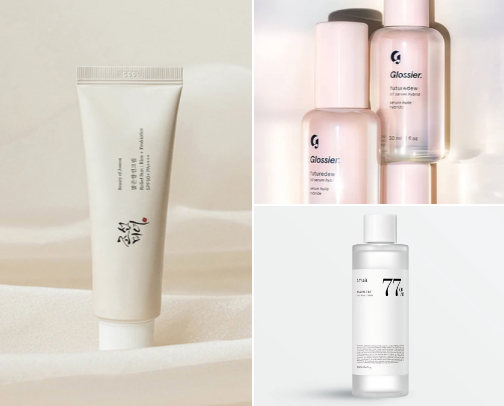 skincare reccomendations cover photo collage
