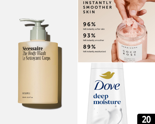 Glow All Over: Body Care EssentialsMy new list cover photo collage