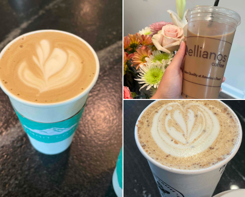 charlotte-area coffee shops ☕️ cover photo collage