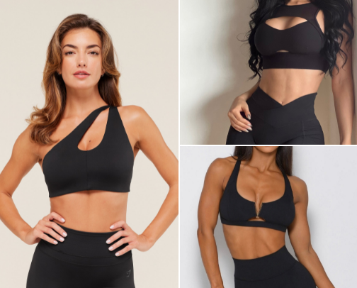 Power Moves: Women’s Activewear cover photo collage