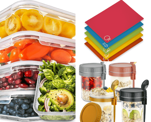Prep Perfection: Meal Prep Ideas & Essentials cover photo collage