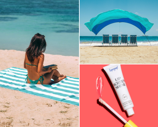 Summer Beach Necessities cover photo collage