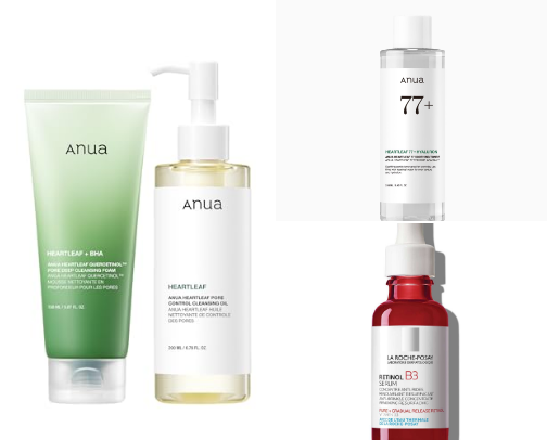 Skin Care Routine for Women Over 40 cover photo collage