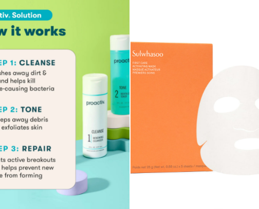 Glow-Up Skincare Collection cover photo collage