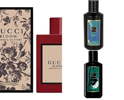 Fav Perfumes for women cover photo collage