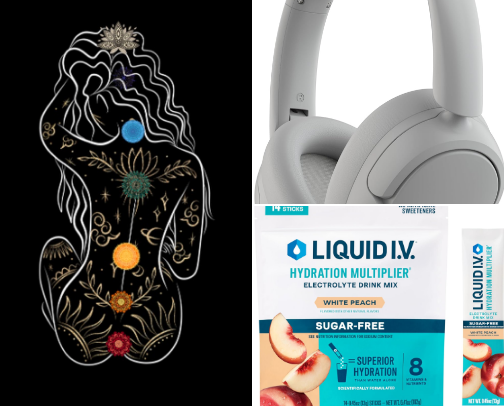 Wellness for the girlies 💋🧘🏻‍♀️ cover photo collage