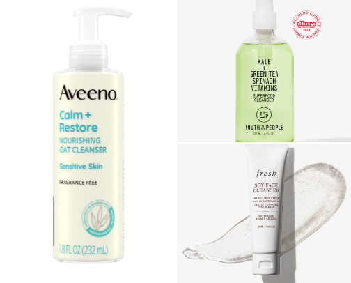 Skincare must-haves for combination skin girlies! 🤩✨ cover photo collage