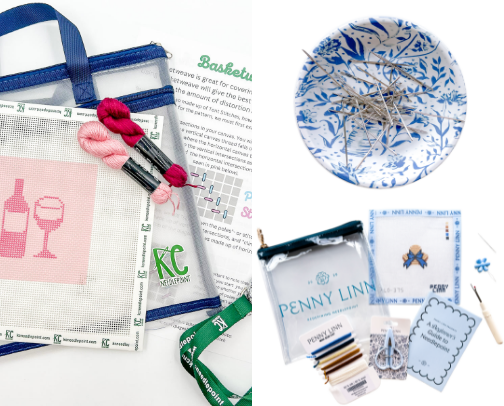 All Things Needlepoint cover photo collage