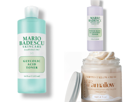 Skin care 🥰 cover photo collage
