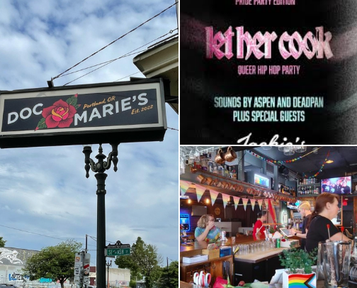 The Holy Grail List for Portland Lesbians ✂️🌈 cover photo collage