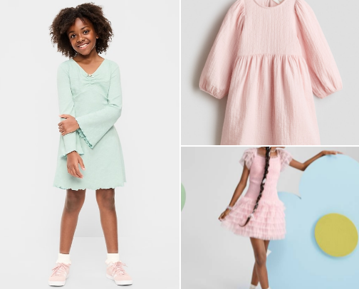 Simple Cotton Easter Dresses For Girls cover photo collage