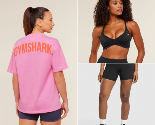 Gymshark gym favs 💪🏼 cover photo collage