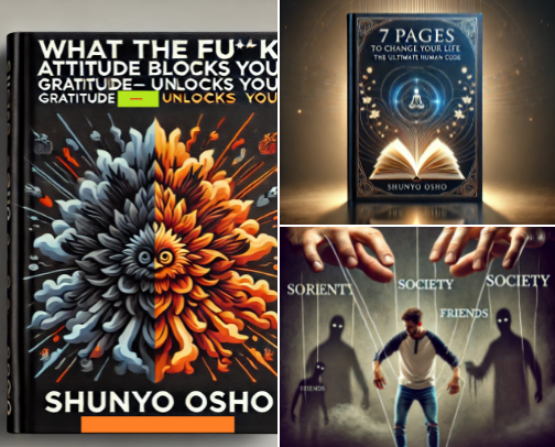 Books to change your perspective and finally change your life. cover photo collage