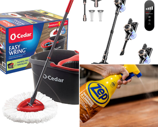 Cleaning and Home Organization cover photo collage
