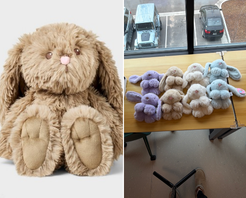 Bunny embroidery! cover photo collage