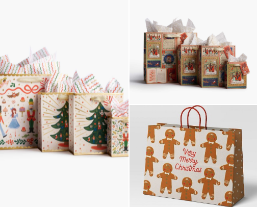 Christmas Wraps + Gift Bags cover photo collage