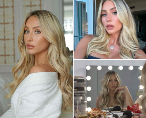 👀 Alix Earle Makeup Look cover photo collage