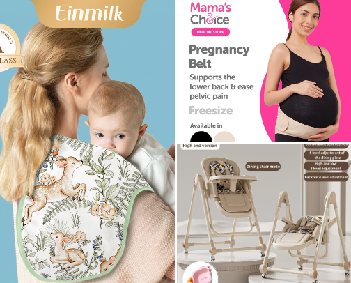 Nesting Essentials for Moms and Babies cover photo collage