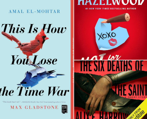 5 novella recs to break your reading slump cover photo collage
