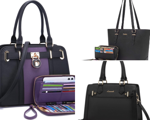 Top 10 Everyday Travel Shoulder Bags with Matching Wallet Clutch cover photo collage