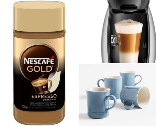 Coffee lovers cover photo collage