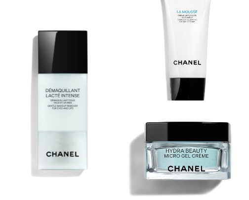 CHANEL Skincare cover photo collage