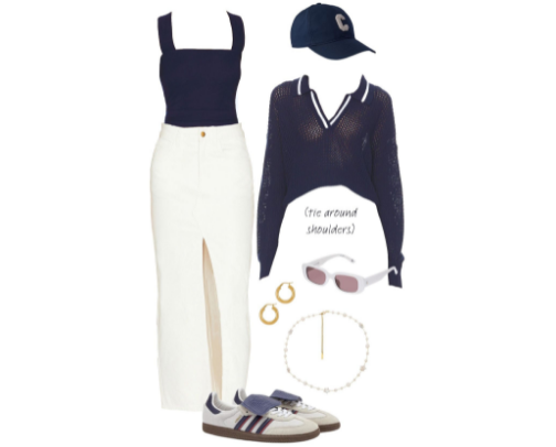 Back to School Look 1 cover photo collage