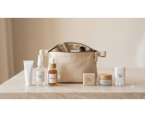 Travel-Size Summer Essentials cover photo collage