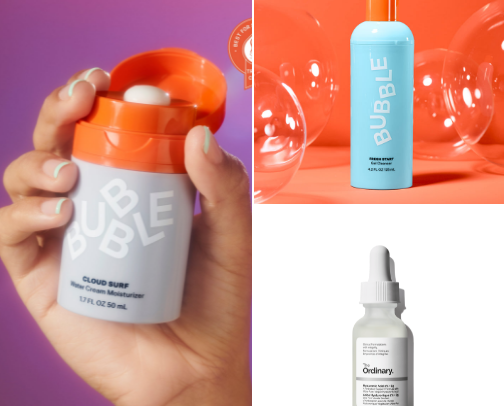 My favorite skincare recs cover photo collage