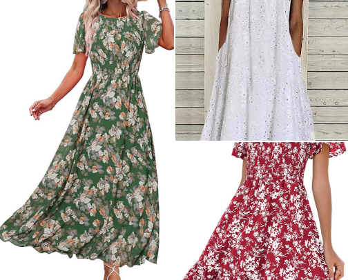 Cute Dress & Skirt Outfit Ideas (Real Life Finds) cover photo collage