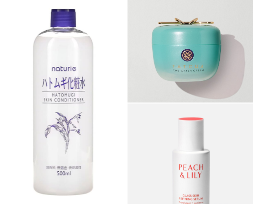 The only list of products you need for glass skin! Glowing from within look 🥰 cover photo collage