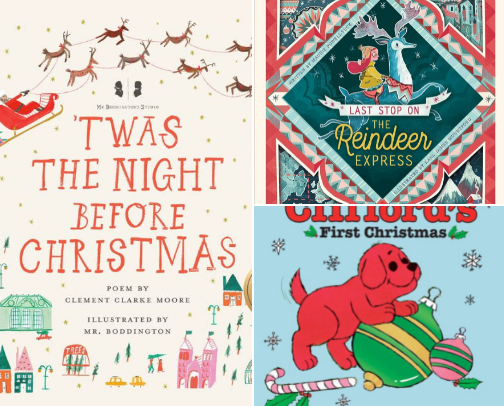 Christmas children’s books 🎄 cover photo collage