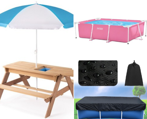 Summer fun for toddlers!! ☀️⛱️🕶️🌻 cover photo collage