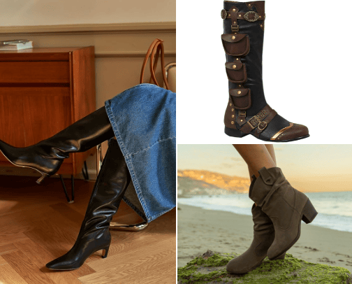 Dressy Boots for activities cover photo collage