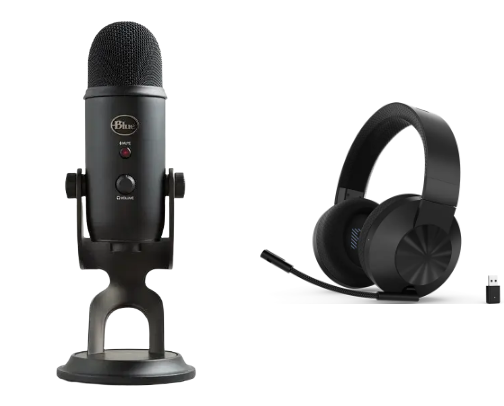 From Our Desk to the Airwaves: His Podcast Accessories cover photo collage