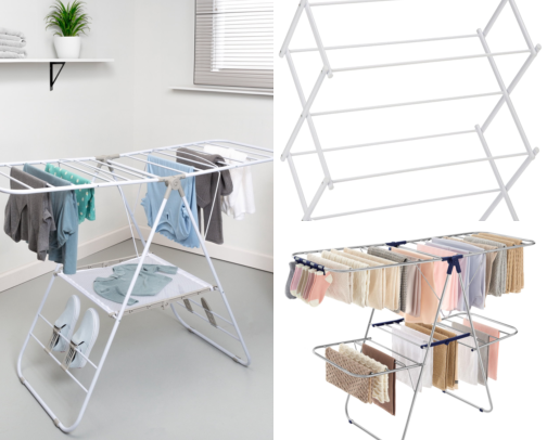 I Finally Found Laundry Drying Solutions That Fold Away in My Tiny Apartment cover photo collage