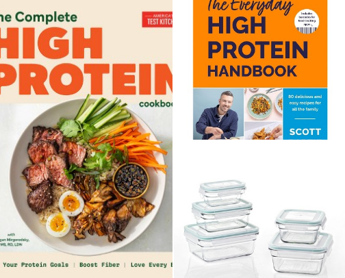 GLP-1-Friendly Easy Meal Ideas & High-Protein Snacks cover photo collage