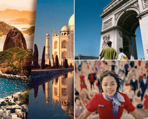 Travelling the Globe cover photo collage