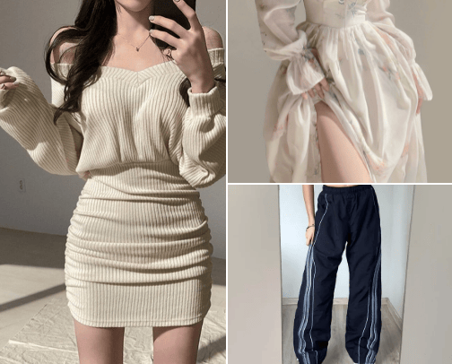 Clothes cover photo collage
