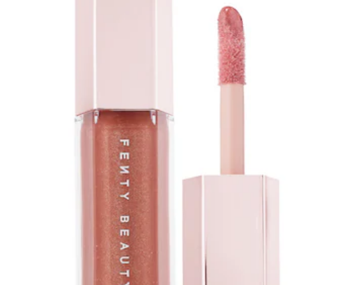 Get glossy,hydrated lips with Fenty beauty lipoil 👄 cover photo collage